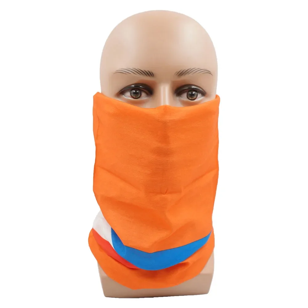 World Football Fans National Flag Bandana Spain Netherlands France Korea Chile Neck Gaiter Seamless Face Mask Men Headwear Scarf
