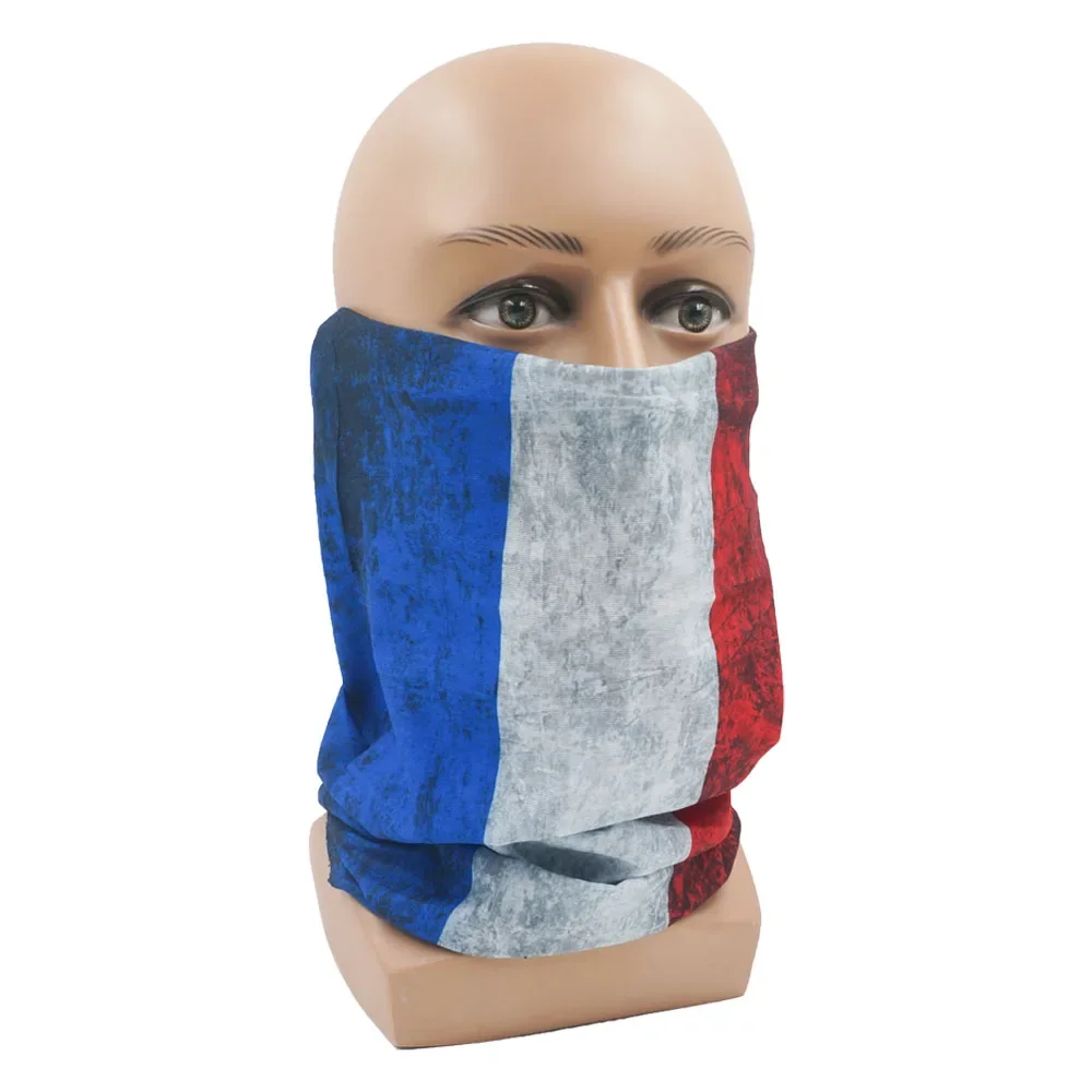 World Football Fans National Flag Bandana Spain Netherlands France Korea Chile Neck Gaiter Seamless Face Mask Men Headwear Scarf