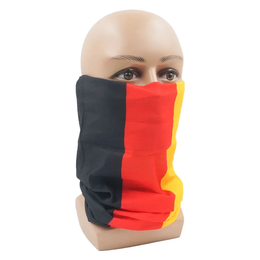 World Football Fans National Flag Bandana Spain Netherlands France Korea Chile Neck Gaiter Seamless Face Mask Men Headwear Scarf