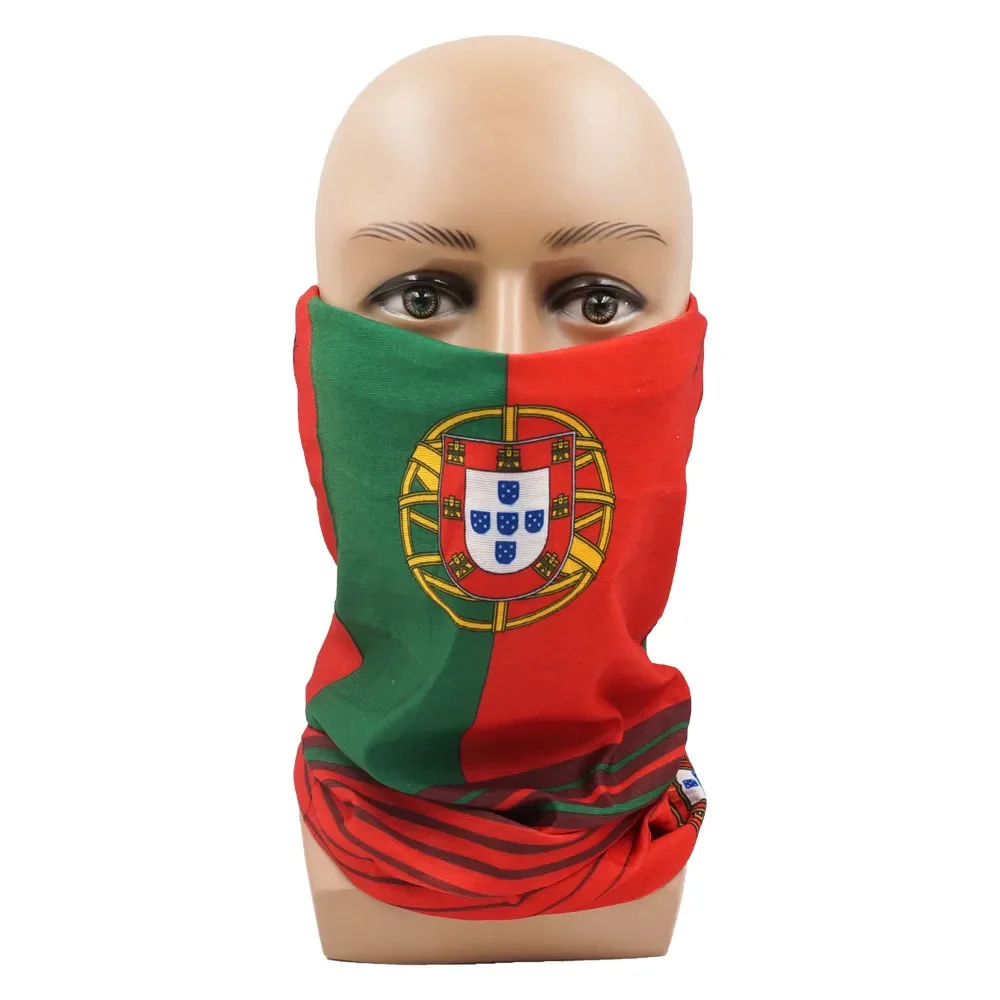 World Football Fans National Flag Bandana Spain Netherlands France Korea Chile Neck Gaiter Seamless Face Mask Men Headwear Scarf