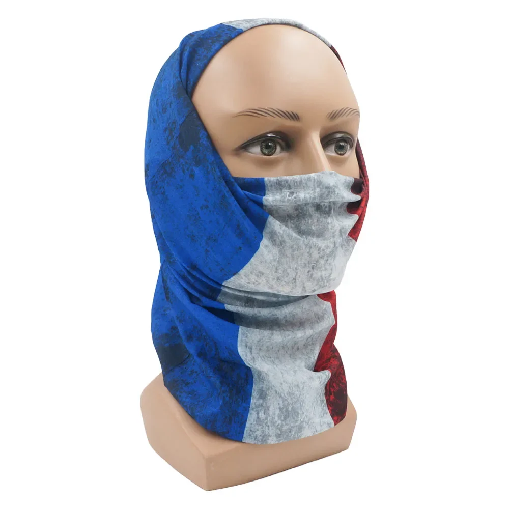 World Football Fans National Flag Bandana Spain Netherlands France Korea Chile Neck Gaiter Seamless Face Mask Men Headwear Scarf