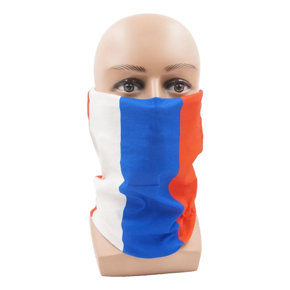 World Football Fans National Flag Bandana Spain Netherlands France Korea Chile Neck Gaiter Seamless Face Mask Men Headwear Scarf