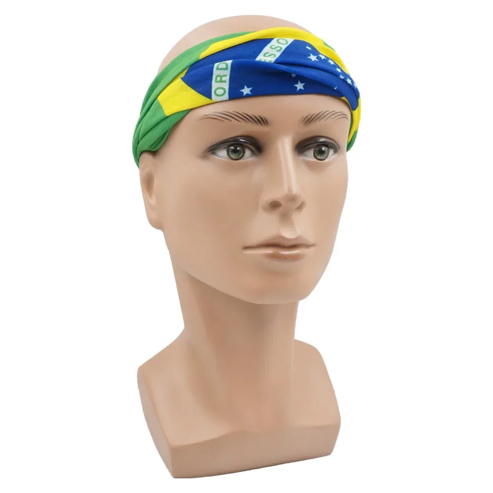 World Football Fans National Flag Bandana Spain Netherlands France Korea Chile Neck Gaiter Seamless Face Mask Men Headwear Scarf