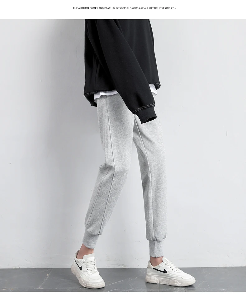 Women's Harem Sports Pants Casual Urban Sweatpants Vintage Joggers Harajuku Korean Fashion Streetwear Female Trouser Suits 2021