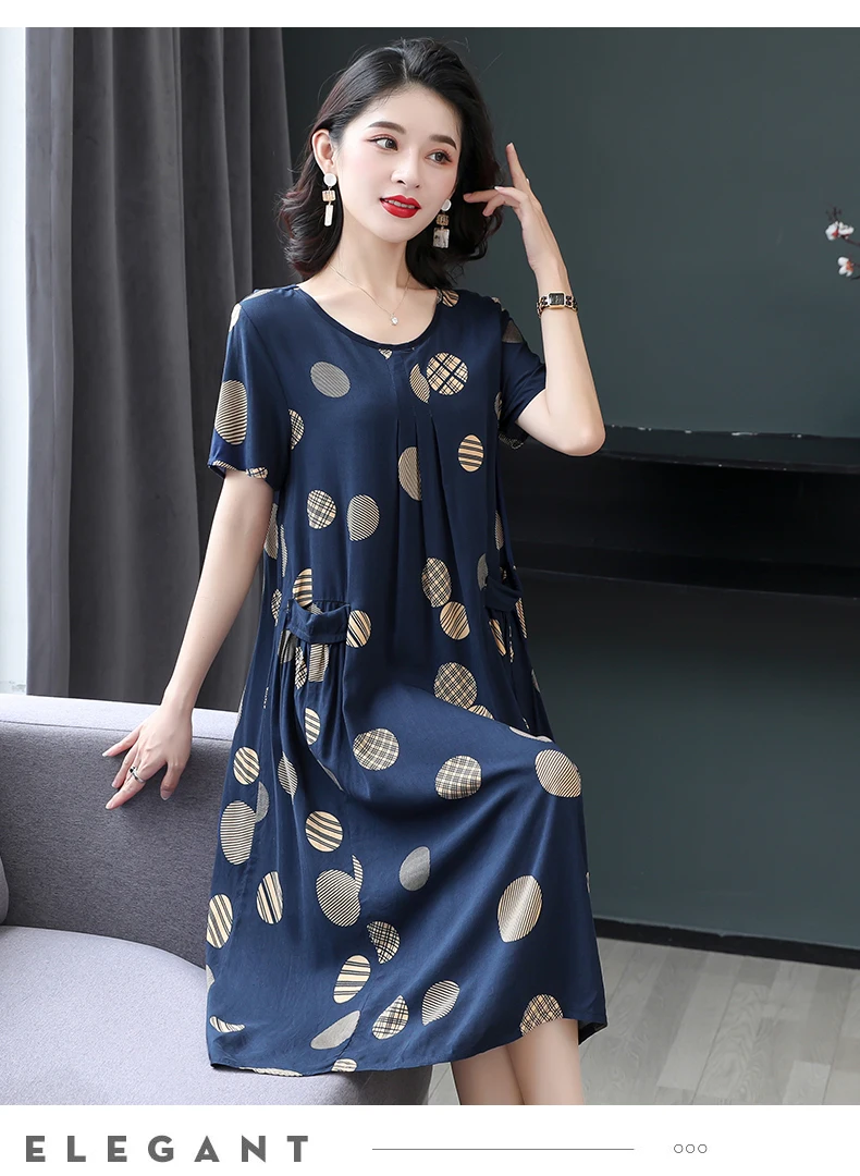 New Fashion Summer Women For women 2023 Plus Size Dress Casual Vintage Elegant Floral Dresses Woman Clothes