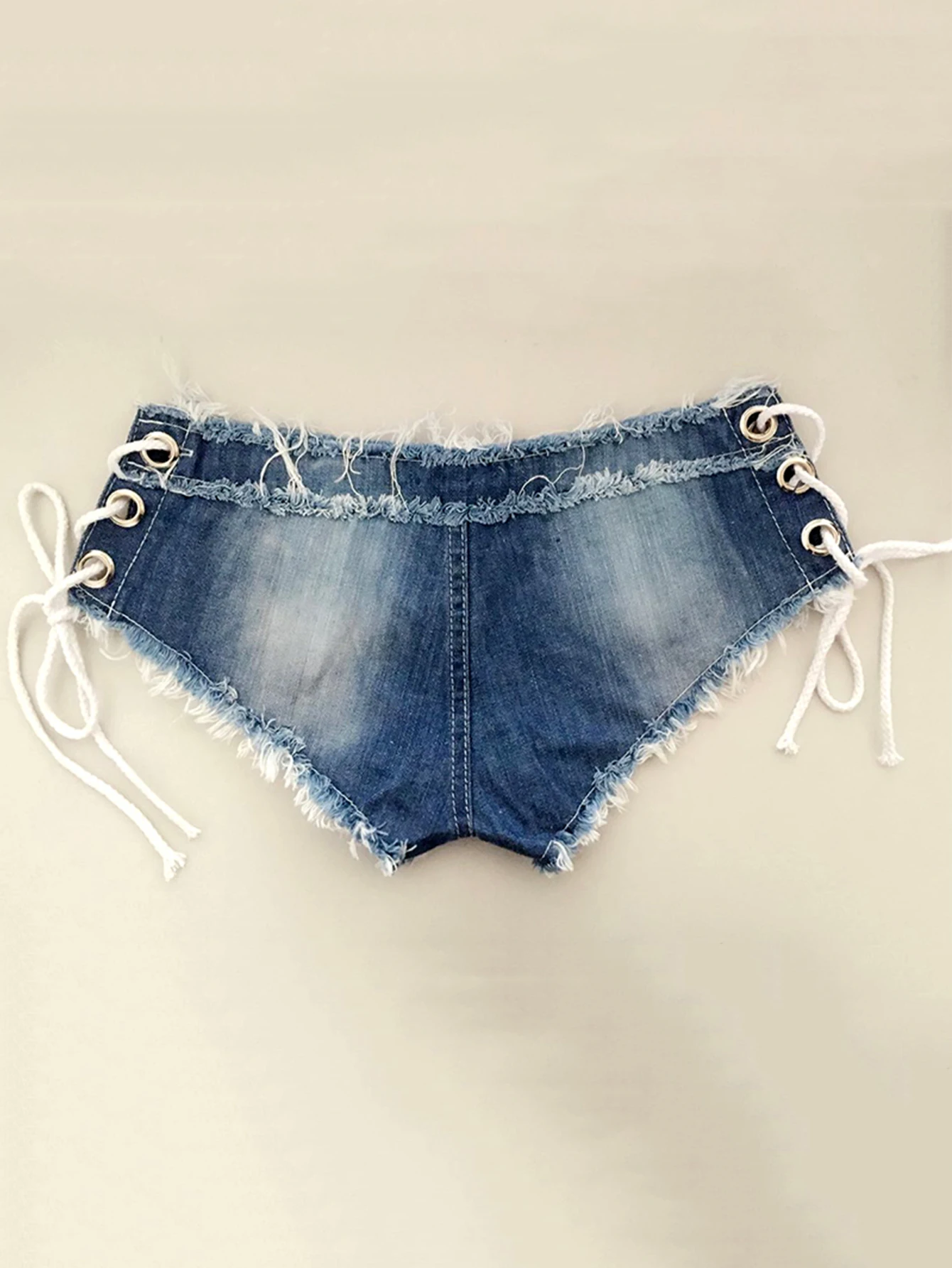 Sexy Hole Denim Shorts Women Summer 2026 Fashion Short Jeans Hot Pants Beach Party Club Jean Shorts Vintage Low Waist Shorts Y2K