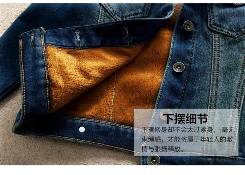 2023 Autumn Winter Fleece Denim Jacket Women Big Fur Collar Short Coat Thicken Velvet Liner Warm Tops Lady Jean Coat Outerwear