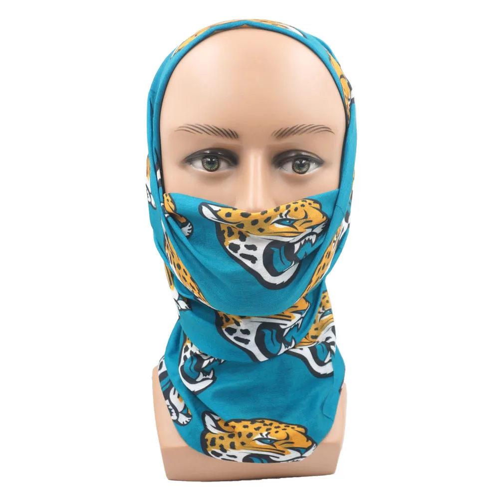 Animal Printed Neck Gaiter Bandana Leopard Pattern Tube Scarf for Women Men Headband for Cycling Hunting Hiking Camping Biking