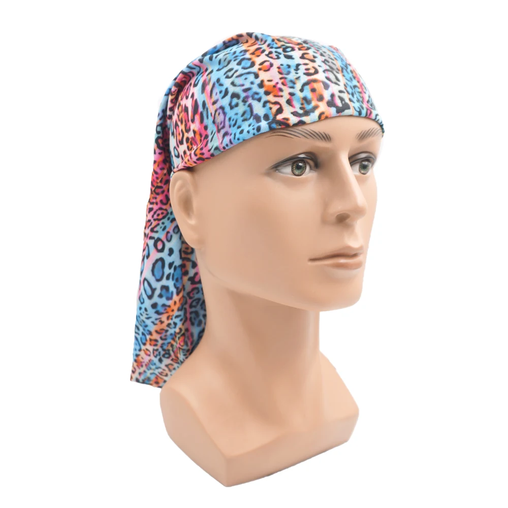 Animal Printed Neck Gaiter Bandana Leopard Pattern Tube Scarf for Women Men Headband for Cycling Hunting Hiking Camping Biking