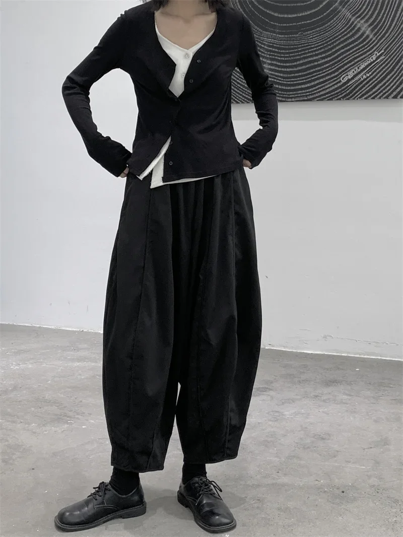 UMI MAO Yamamoto Dark Casual Pants Loose Female Pants Autumn Winter New Men Women Trouser Femme Y2k Fashion