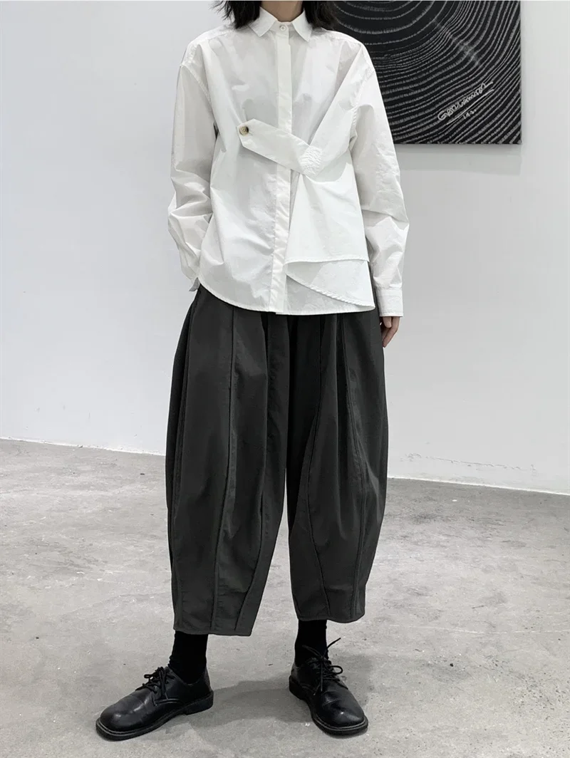 UMI MAO Yamamoto Dark Casual Pants Loose Female Pants Autumn Winter New Men Women Trouser Femme Y2k Fashion
