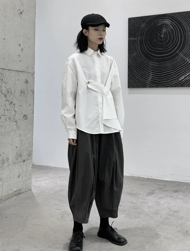 UMI MAO Yamamoto Dark Casual Pants Loose Female Pants Autumn Winter New Men Women Trouser Femme Y2k Fashion