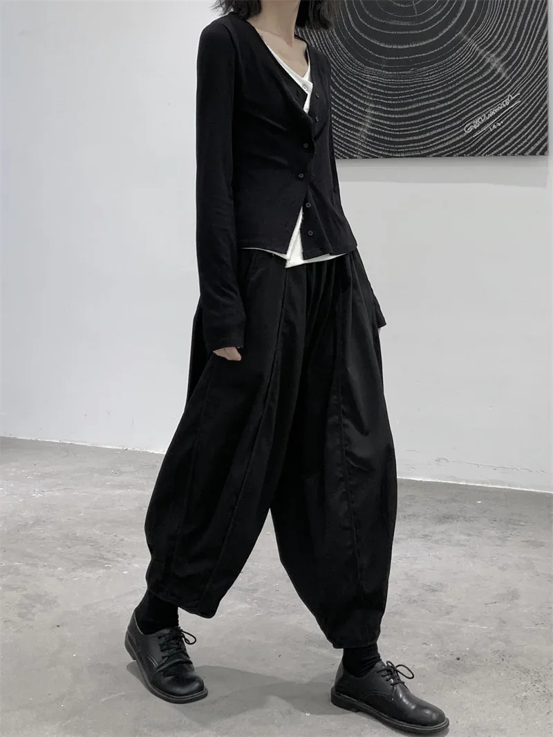 UMI MAO Yamamoto Dark Casual Pants Loose Female Pants Autumn Winter New Men Women Trouser Femme Y2k Fashion