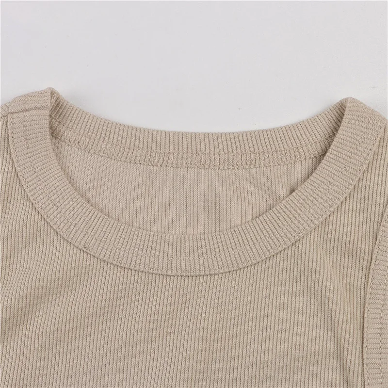 Tank Tops Women Yellow Casual Vest Sleeveless Camis Shoulder Women's Tank Top Ribbed Knitted Tops Summer Woman Shirts Tank Top