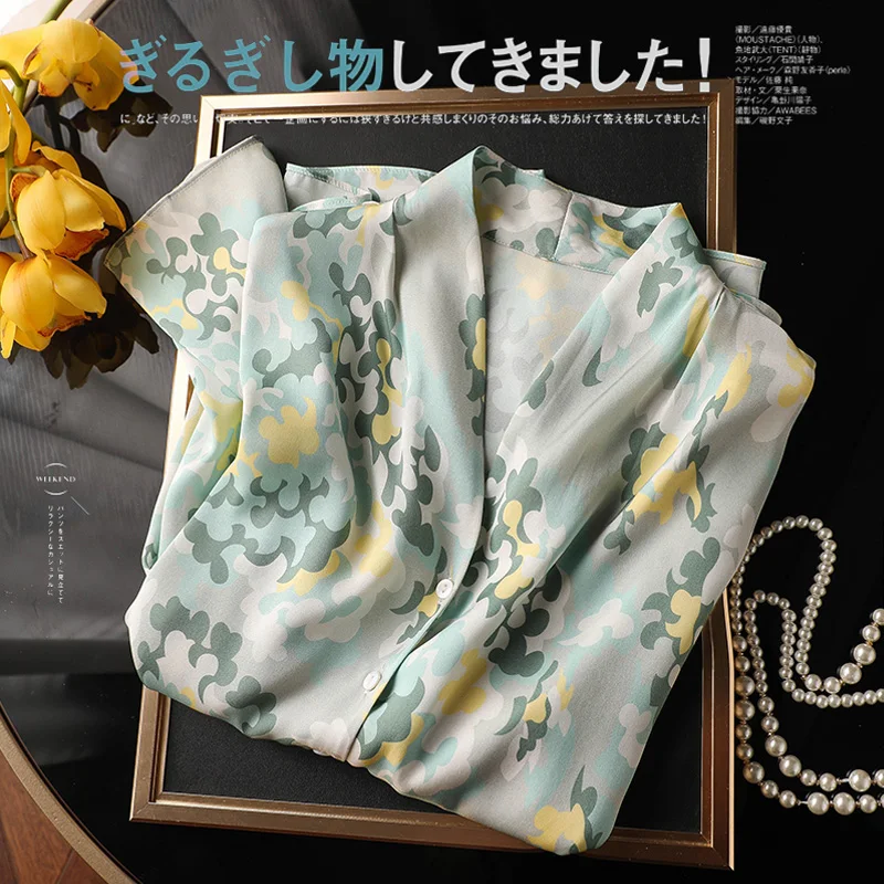 New Arrival Women blouses Blusa Mujer Spring Summer Fashion V-neck Ladies' Button-Down Shirt for Work and Casual