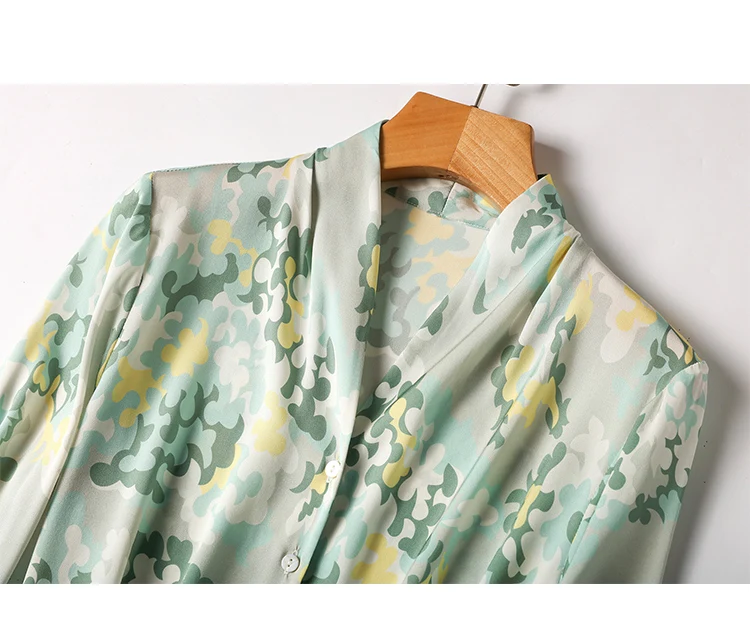 New Arrival Women blouses Blusa Mujer Spring Summer Fashion V-neck Ladies' Button-Down Shirt for Work and Casual