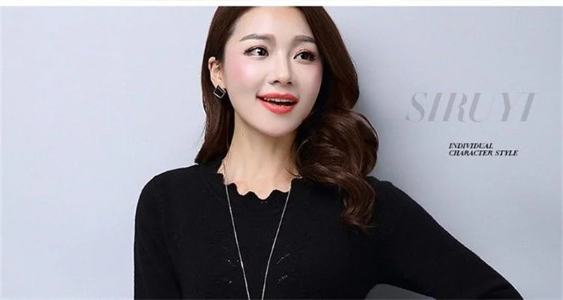 Women Sweaters Pullovers 2024 New Autumn Winter Clothes Long Knitted Sweater Knitwear Female Long Sleeve Jumper Bottoming Tops