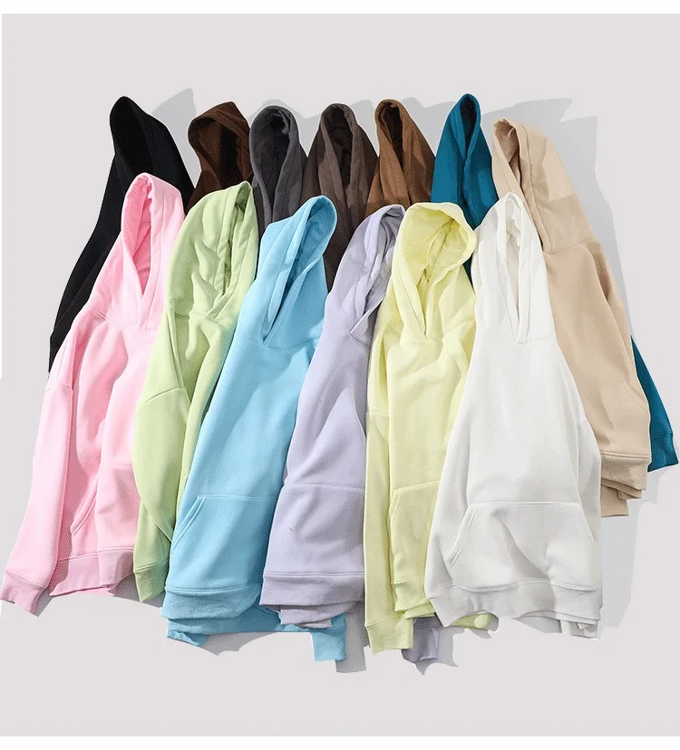 Streamgirl Fleece Oversize Hoodies Women Winter Warm Sweatshirt Pink Thick Velvet Pullovers Loose Women Hooded Sweatshirt Coats