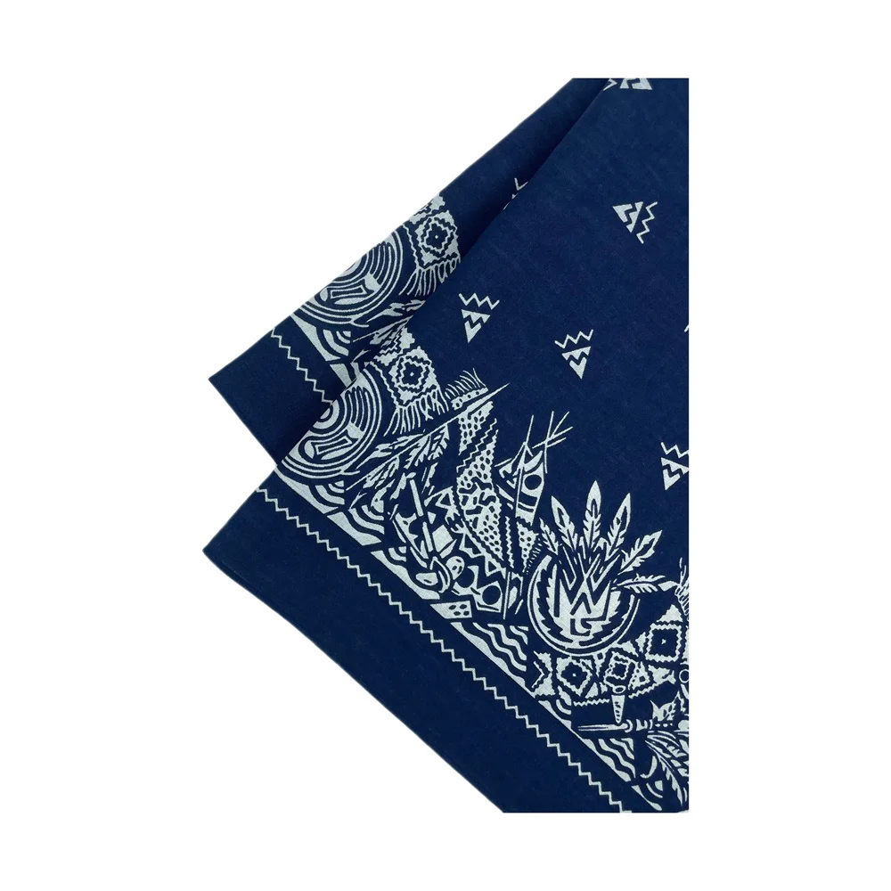 Navy Blue High Quality Hip Hop Cotton Square Scarf Men Sailboat Nautical Bandana Scarf Headband Paisley Gifts For Boys/Girls