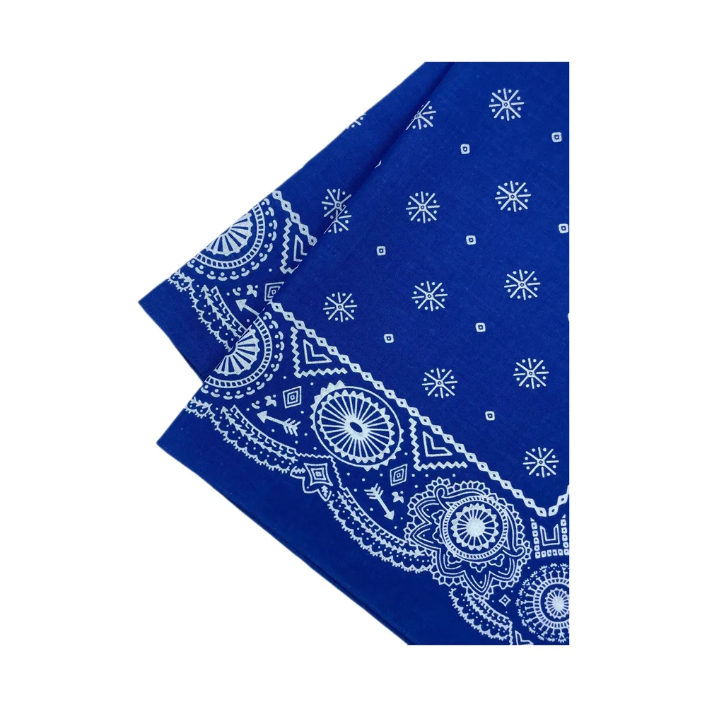 Navy Blue High Quality Hip Hop Cotton Square Scarf Men Sailboat Nautical Bandana Scarf Headband Paisley Gifts For Boys/Girls