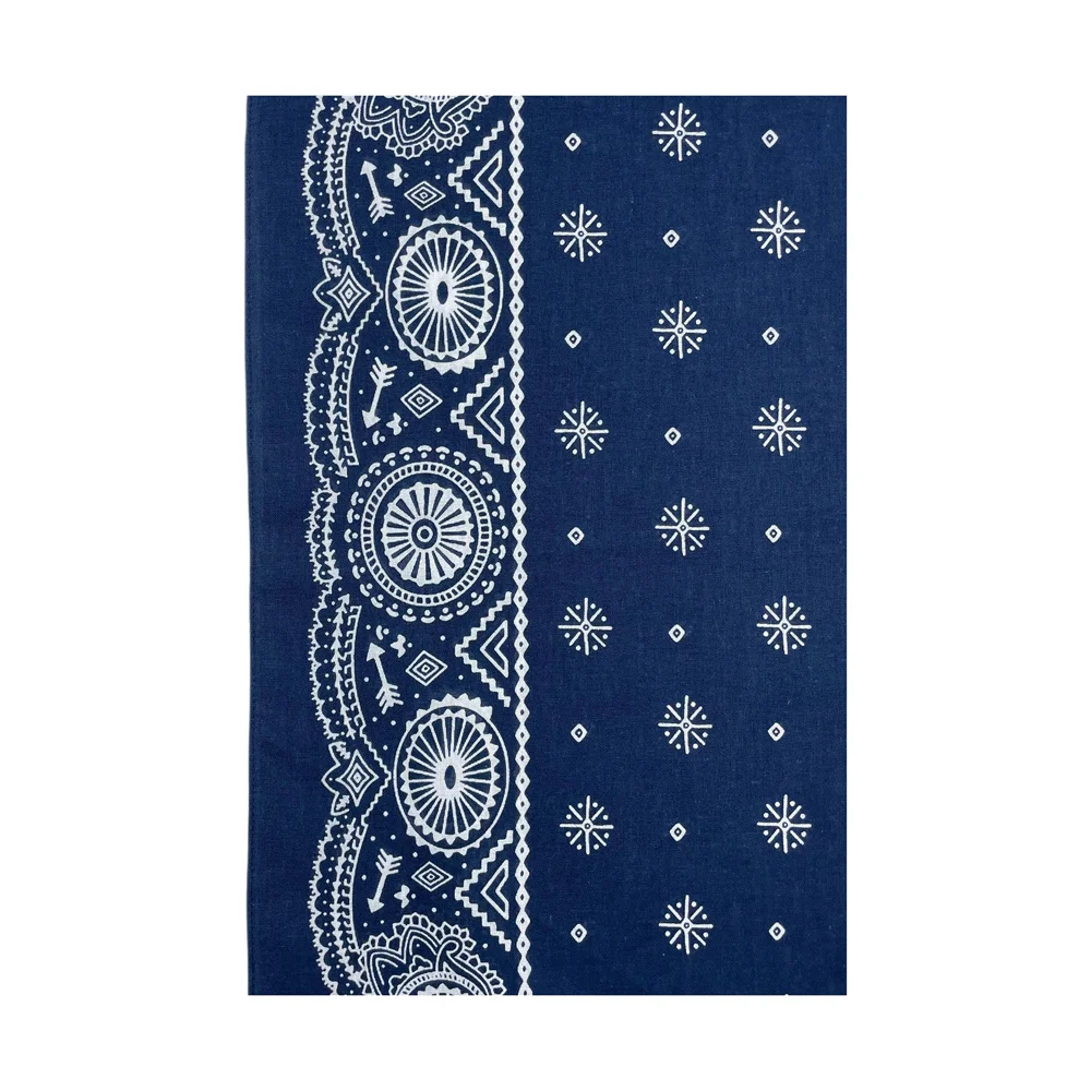Navy Blue High Quality Hip Hop Cotton Square Scarf Men Sailboat Nautical Bandana Scarf Headband Paisley Gifts For Boys/Girls