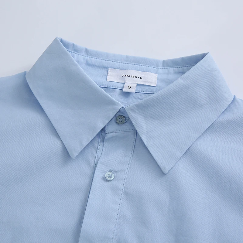 Oversized 100% Cotton Elegant Women Shirt Casual Loose Long Sleeve Button Up Shirts Harajuku Chic Office Lady Blouses Camisas