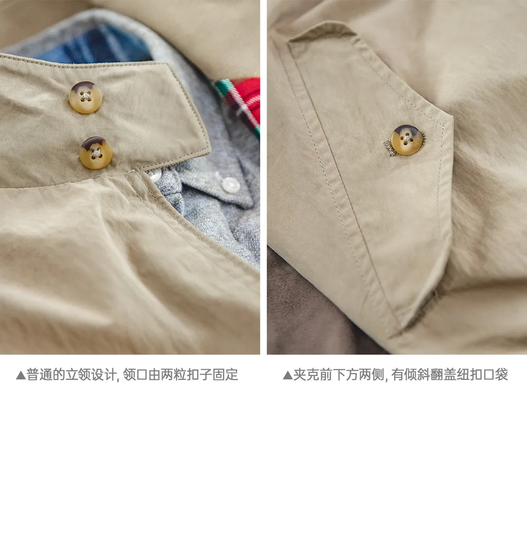 Maden Vintage Jacket for Women Stand Up Collar Workwear Coat Spring and Autumn Vintage Baseball Jackets Unisex Clothing