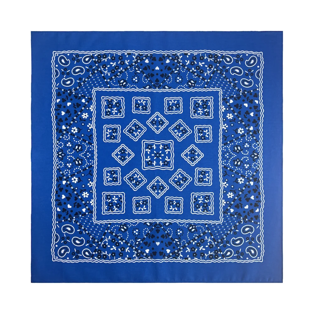 Green Cotton Square Bandana Scarf High Quality New Design Hip Hop Scarf Print Headband Paisley Gifts For Men/Boys/Girls