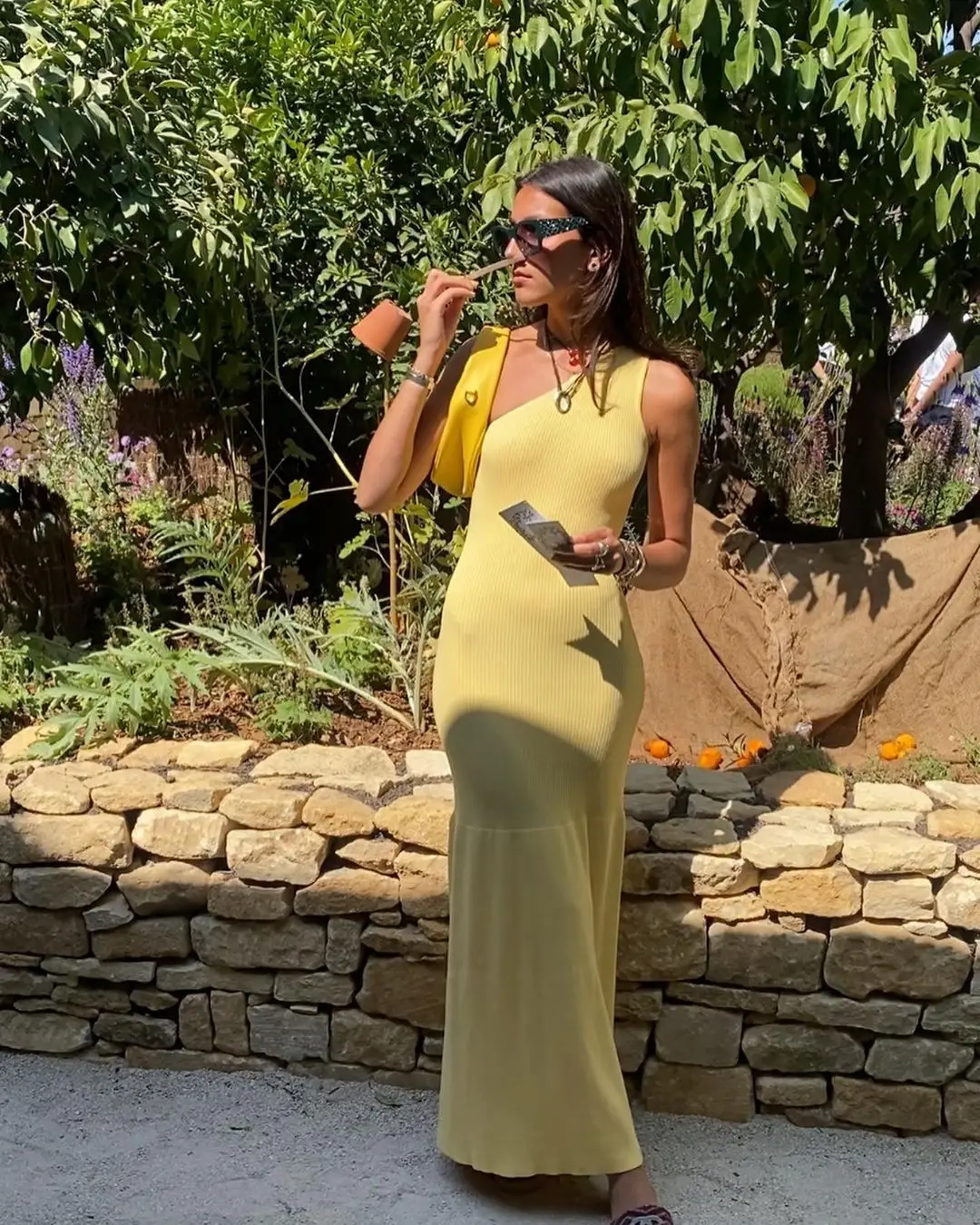 Cryptographic Asymmetric Woman Clothes Elegant Sleeveless Knit Maxi Dress for Women Autumn Outfits Draped Vacation Dresses