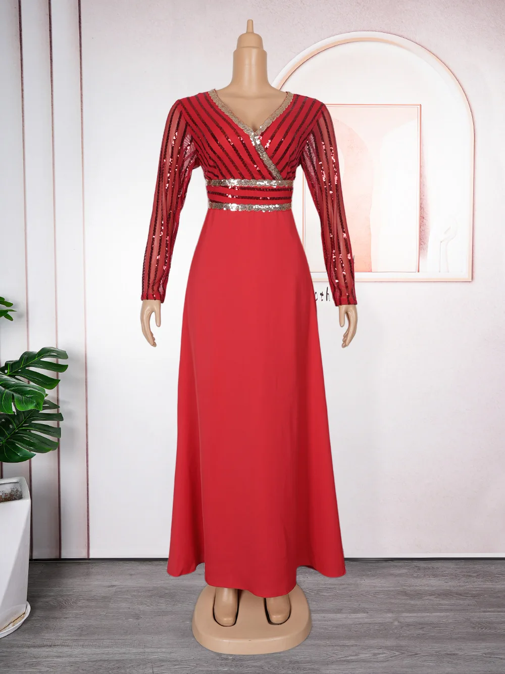 Plus Size Elegant African Dresses For Women Muslim Fashion Boubou Dashiki Ankara Outfit Evening Gown Abayas Kaftan Scarf Robe