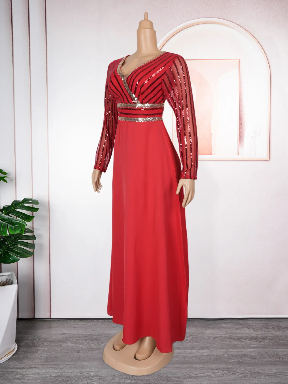 Plus Size Elegant African Dresses For Women Muslim Fashion Boubou Dashiki Ankara Outfit Evening Gown Abayas Kaftan Scarf Robe