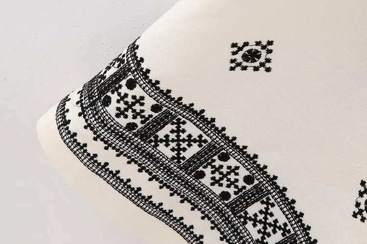 Vintage Women Loose Boho Linen Pants 2023 Summer Fashion Ladies Vocation Soft Embroidery Trousers Female Casual Bottoms Chic
