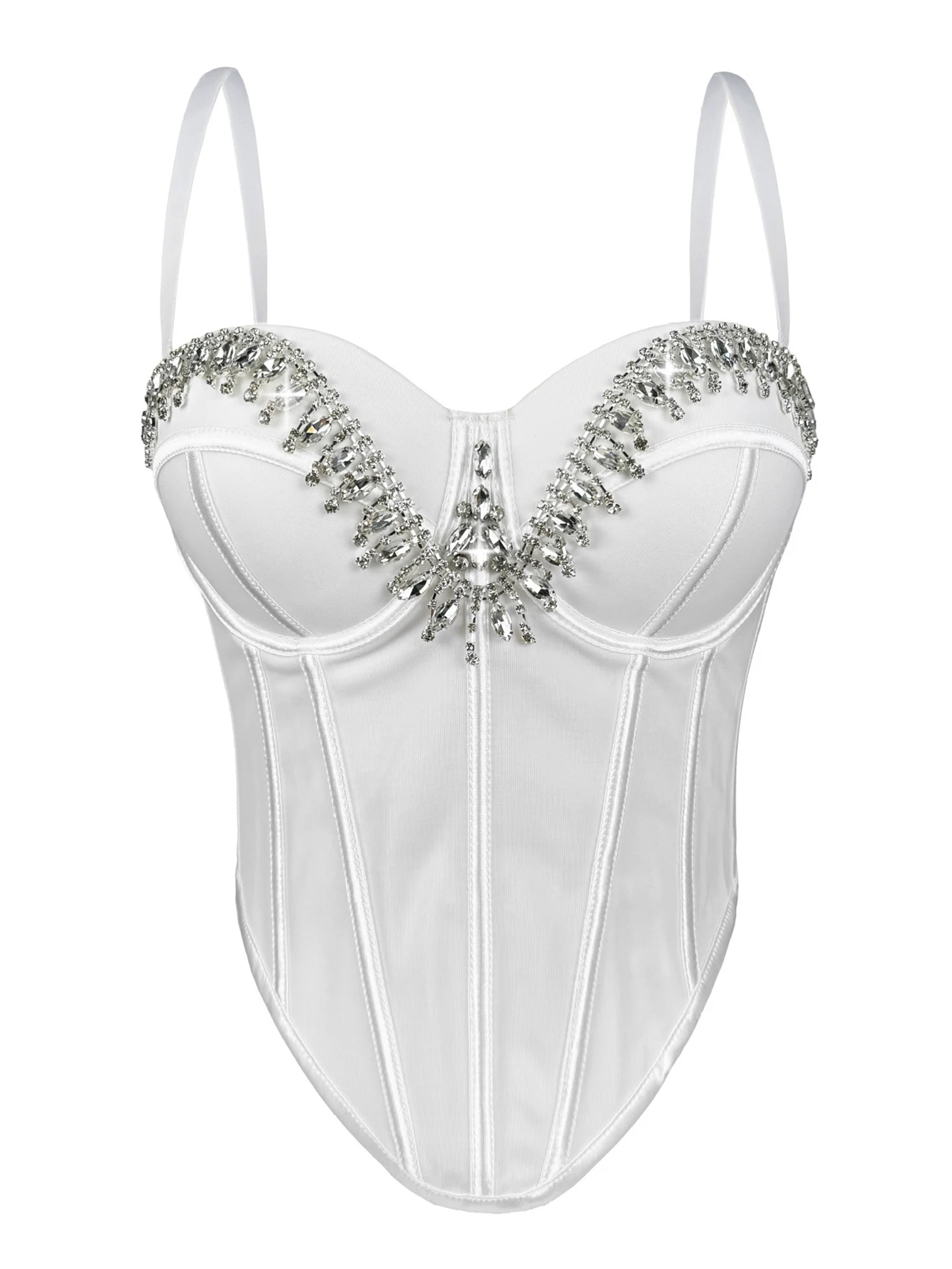 Sexy leopard print rhinestone corset crop top women summer club party tops woman street wear white mesh cropped halter tank top