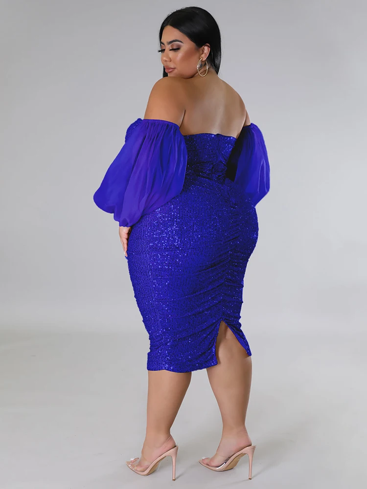 Luxury Wedding Dress Birthday Women Christmas Dress Strapless Off Shoulder Sexy Plus Size Evening Dresses Wholesale Dropshipping