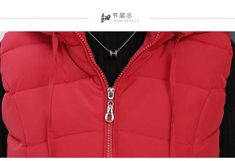 Oversized 6XL Mother Waistcoat Jacket Autumn Winte Women's Cotton Hooded Vest Coat Fashion Thicken Long Slim Sleeveless Outwear