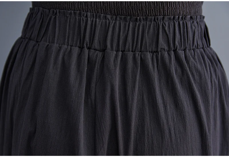 Black Vintage Polka Dot High Elastic Waist Wide Leg Pants Women New Spring Autumn Casual Loose Trousers Fashion Streetwear 2026