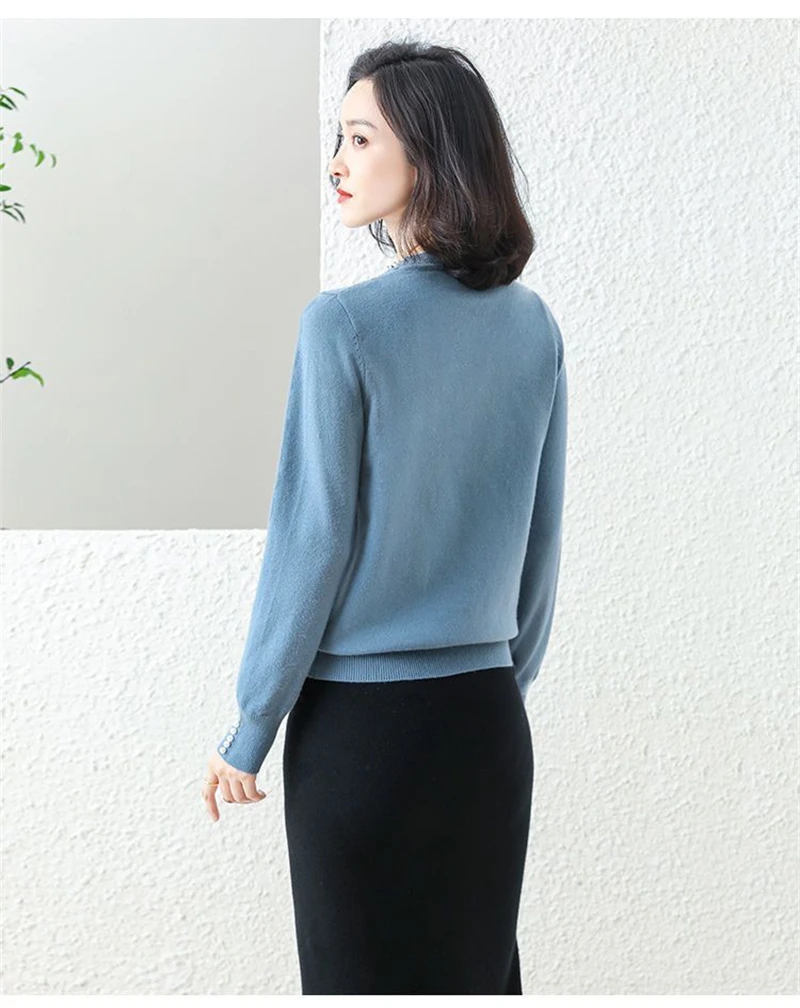 Autumn Winter Knitted O Neck Women Sweaters Casual Long Sleeve Pullover Soft Warm Sweater Femme Fashion Basic Solid Jersey Tops