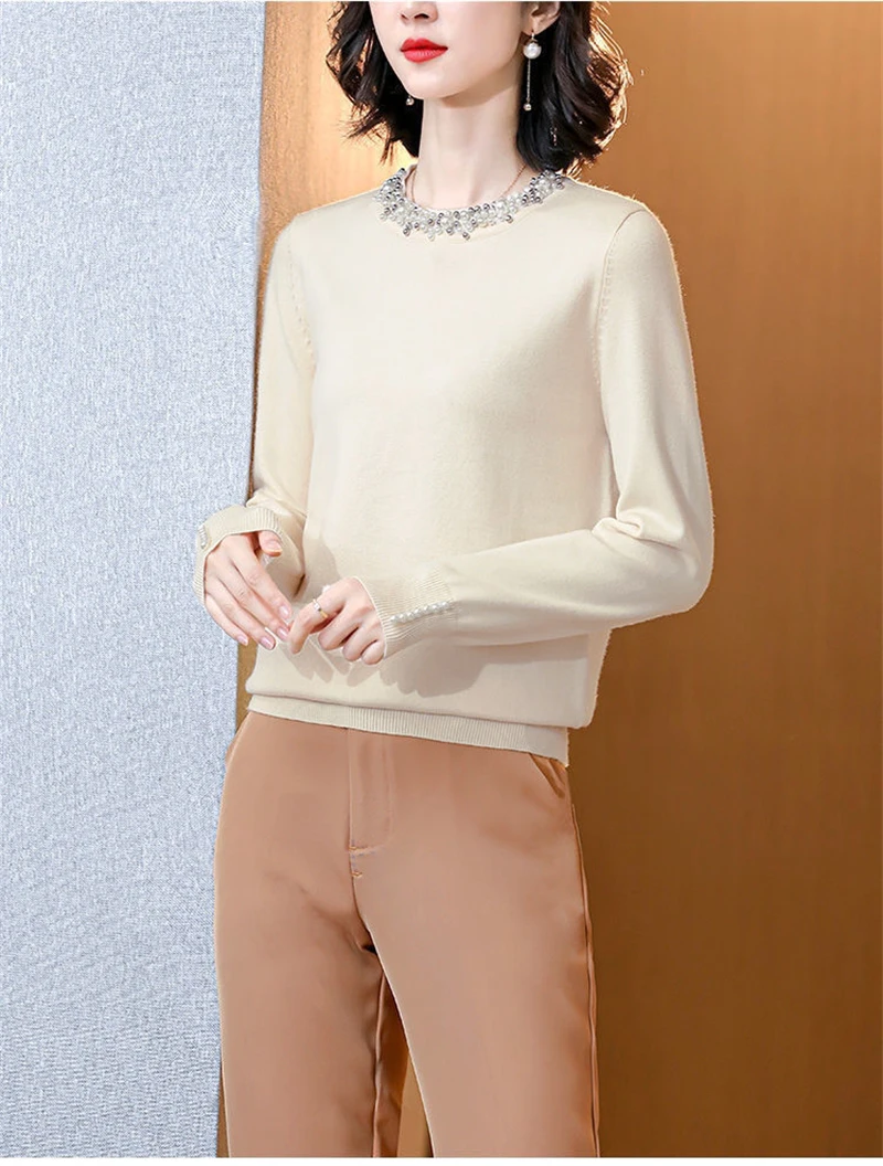 Autumn Winter Knitted O Neck Women Sweaters Casual Long Sleeve Pullover Soft Warm Sweater Femme Fashion Basic Solid Jersey Tops