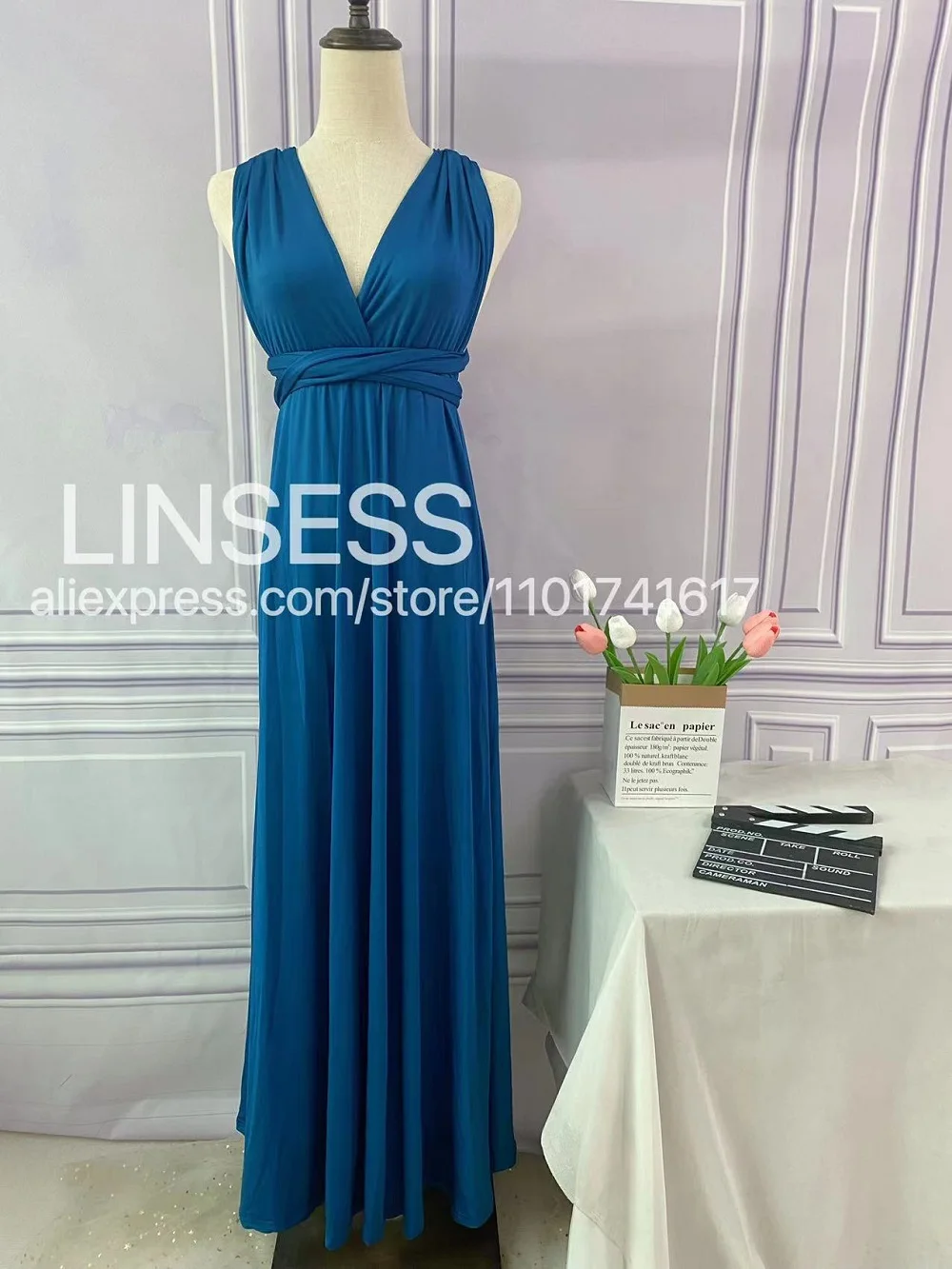 Multiway Maxi Dress Bridesmaid Dress Infinity Cocktail Dress Floor Length Bridesmaid Dress Maxi Dress for Bridesmaid Gifts