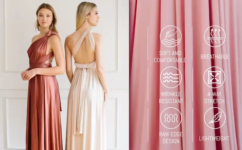 Multiway Maxi Dress Bridesmaid Dress Infinity Cocktail Dress Floor Length Bridesmaid Dress Maxi Dress for Bridesmaid Gifts