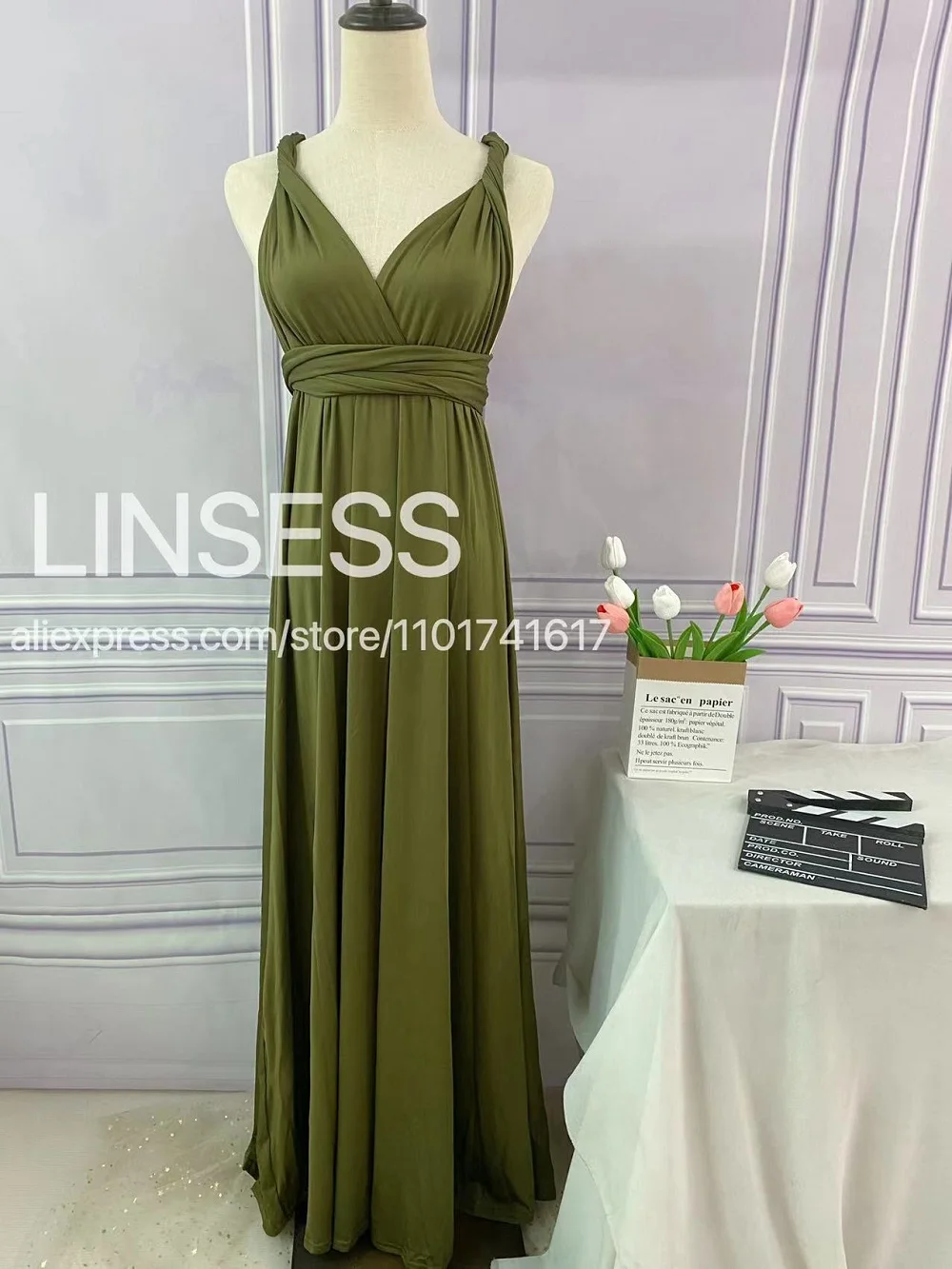 Multiway Maxi Dress Bridesmaid Dress Infinity Cocktail Dress Floor Length Bridesmaid Dress Maxi Dress for Bridesmaid Gifts