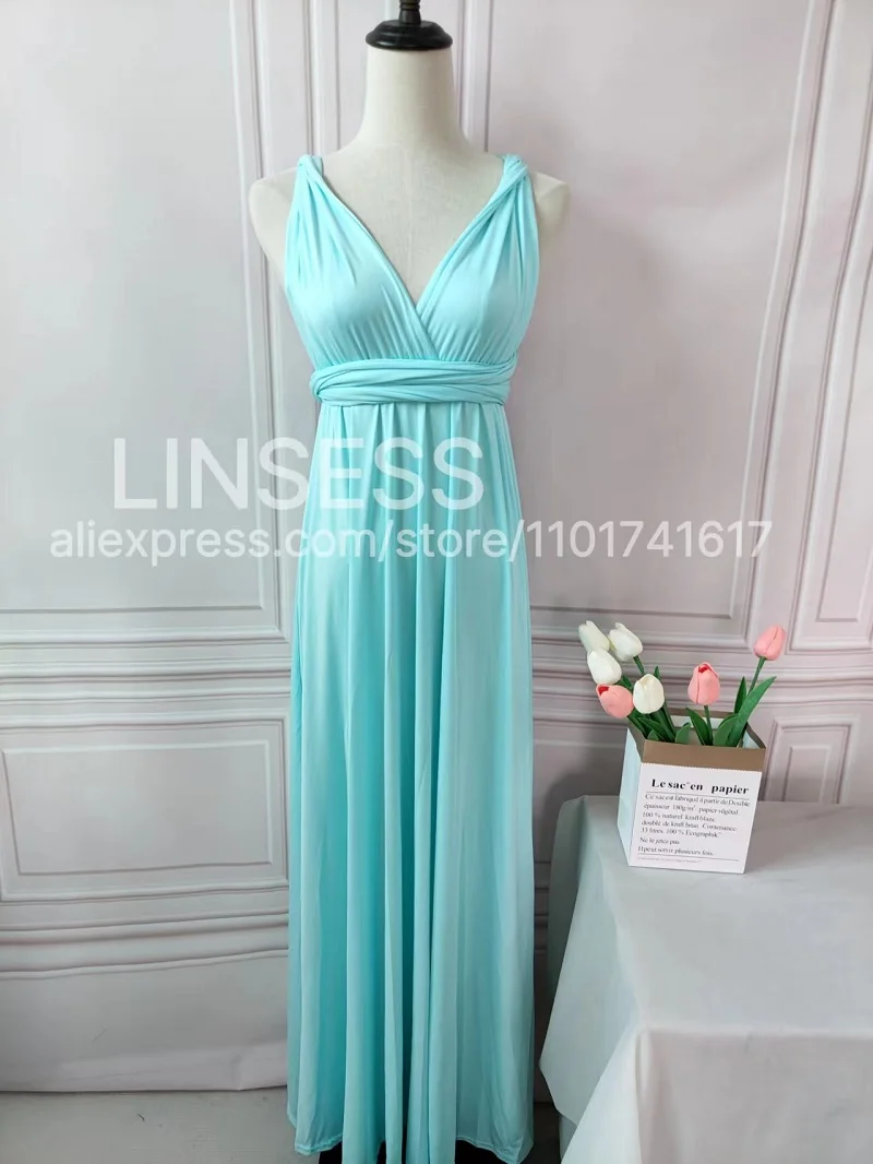 Multiway Maxi Dress Bridesmaid Dress Infinity Cocktail Dress Floor Length Bridesmaid Dress Maxi Dress for Bridesmaid Gifts