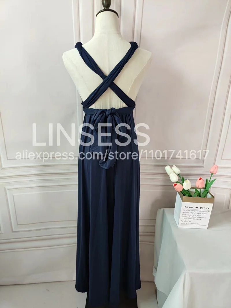 Multiway Maxi Dress Bridesmaid Dress Infinity Cocktail Dress Floor Length Bridesmaid Dress Maxi Dress for Bridesmaid Gifts
