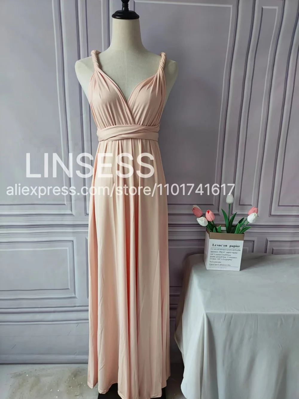 Multiway Maxi Dress Bridesmaid Dress Infinity Cocktail Dress Floor Length Bridesmaid Dress Maxi Dress for Bridesmaid Gifts