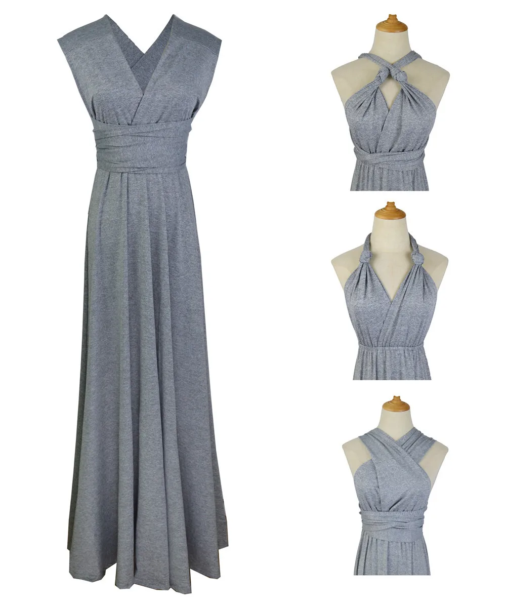 Multiway Maxi Dress Bridesmaid Dress Infinity Cocktail Dress Floor Length Bridesmaid Dress Maxi Dress for Bridesmaid Gifts