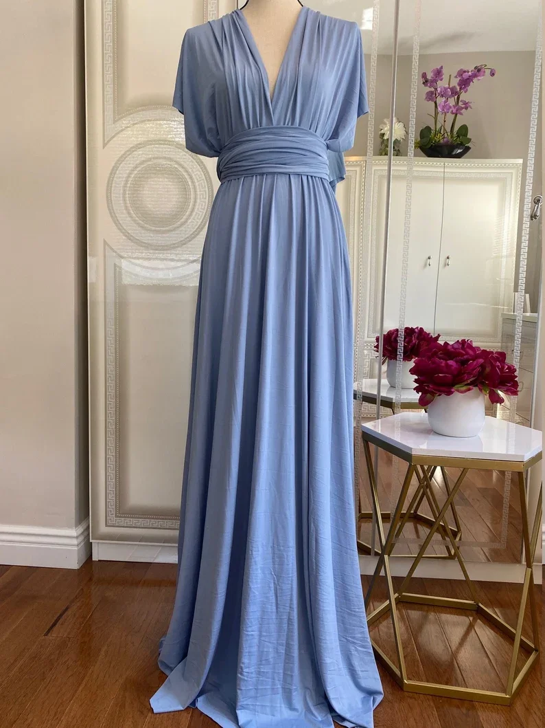 Multiway Maxi Dress Bridesmaid Dress Infinity Cocktail Dress Floor Length Bridesmaid Dress Maxi Dress for Bridesmaid Gifts