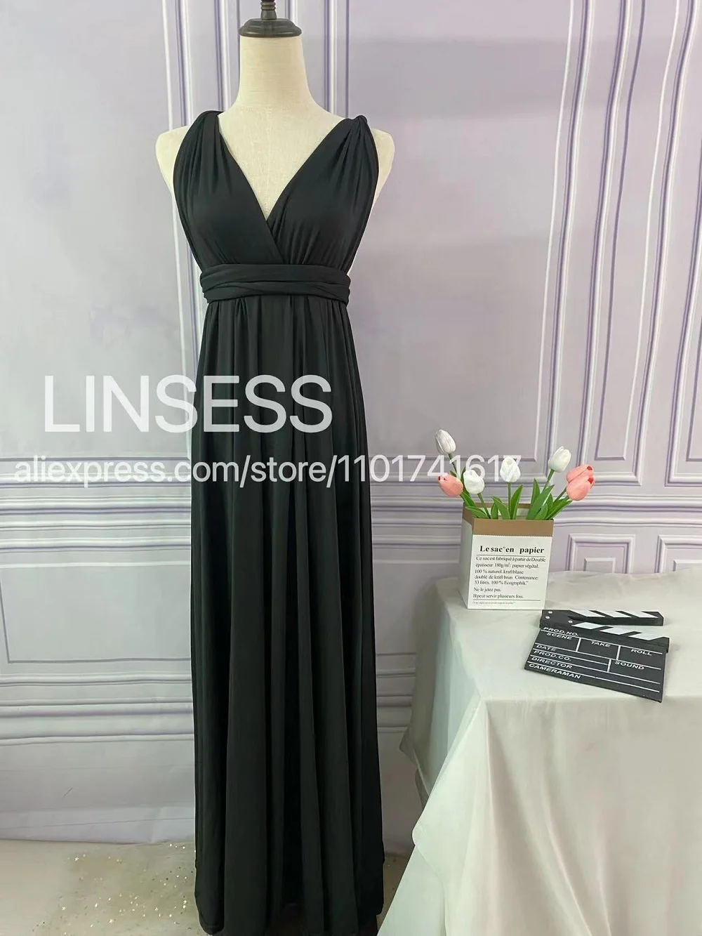 Multiway Maxi Dress Bridesmaid Dress Infinity Cocktail Dress Floor Length Bridesmaid Dress Maxi Dress for Bridesmaid Gifts