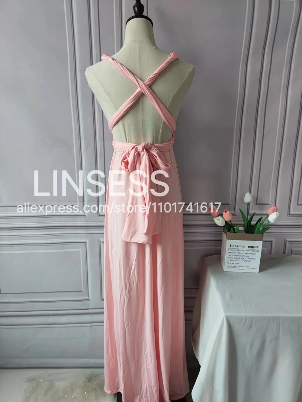 Multiway Maxi Dress Bridesmaid Dress Infinity Cocktail Dress Floor Length Bridesmaid Dress Maxi Dress for Bridesmaid Gifts