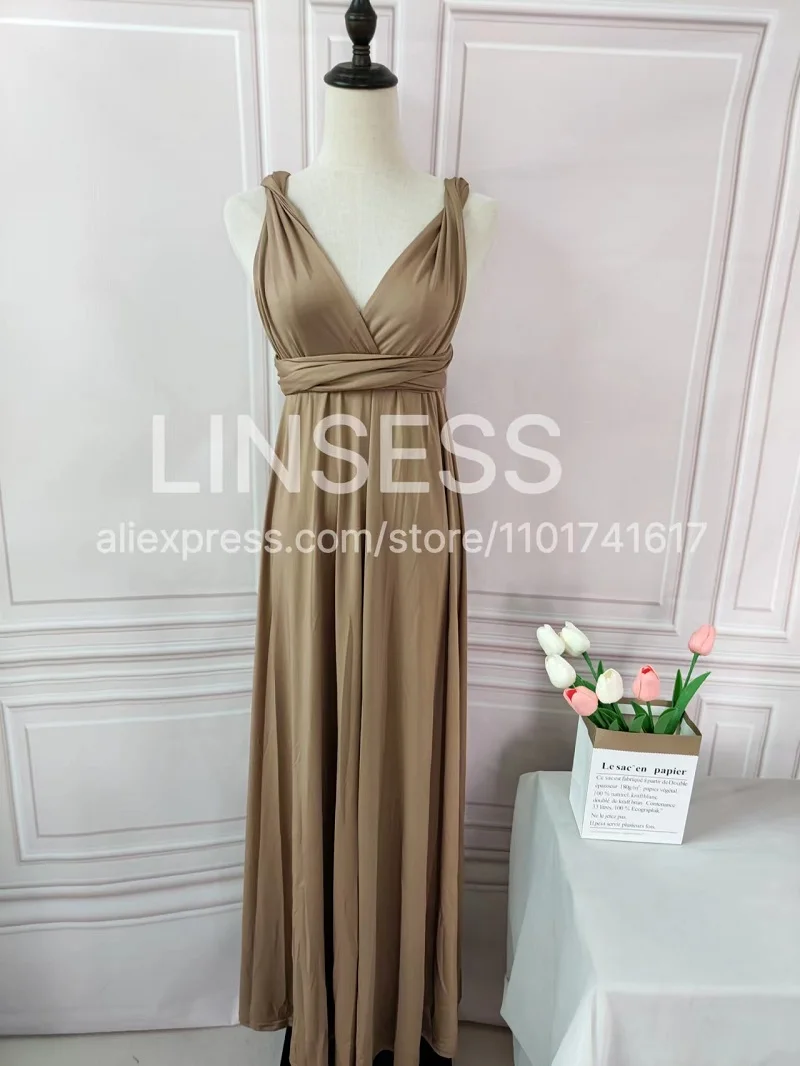 Multiway Maxi Dress Bridesmaid Dress Infinity Cocktail Dress Floor Length Bridesmaid Dress Maxi Dress for Bridesmaid Gifts
