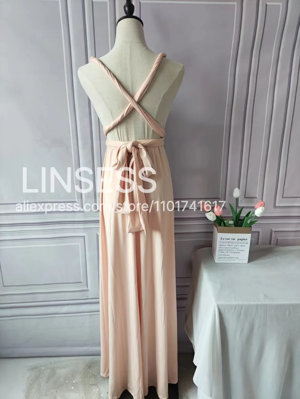 Multiway Maxi Dress Bridesmaid Dress Infinity Cocktail Dress Floor Length Bridesmaid Dress Maxi Dress for Bridesmaid Gifts